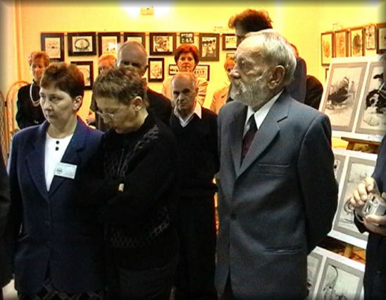 H. Wojewoda w trakcie otwarcia wernisażu H. Wojewoda w trakcie otwarcia wernisażu